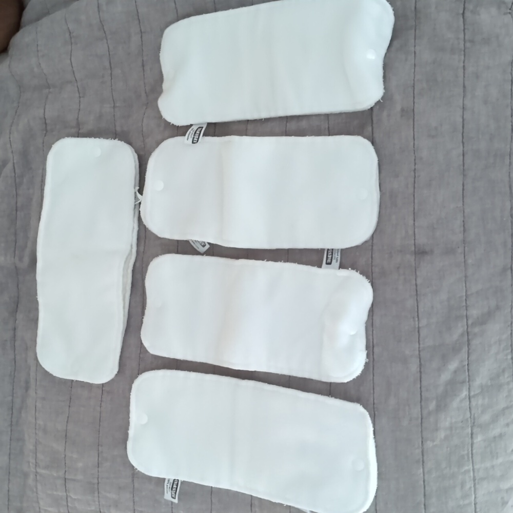 Thirsties Duo Wrap Inserts - cloth diaper inserts - size 1 (lot of 5)